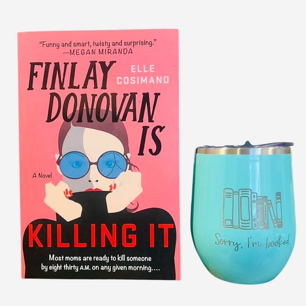 Teal Stainless Steel Mug - Sorry, I'm Booked and Book
